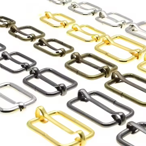 Hình chữ nhật hình chữ nhật tráng kim loại Slide tri-glides dây hình thành con lăn Pin khóa dây đeo thanh trượt điều chỉnh khóa - Product Image 4