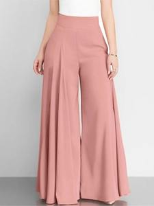 Pantaloni larghi alla moda a vita alta per le donne eleganti <span class=keywords><strong>Casual</strong></span> da ufficio larghi larghi pantaloni lunghi nuovi <span class=keywords><strong>abbigliamento</strong></span> da <span class=keywords><strong>donna</strong></span> <span class=keywords><strong>primavera</strong></span> autunno - Product Image 3