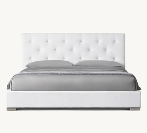 Sassanid OEM Best Quality Home <b>Staging</b> Luxury Furniture Set Bed Fabric Tufted <b>Platform</b> Customizable - Product Image 3