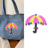 Patch brodé personnalisé à sequins thème Océan, Coquillage et Queue de Sirène, pour l'été et la plage, thermocollant pour vêtements, sacs et chapeaux