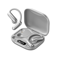 Auriculares Inalámbricos OEM al por Mayor M139 de Alta Resolución con Clip para Oreja, BT 6.0, IPX4, 38H, Pantalla Digital Táctil y Voz AI