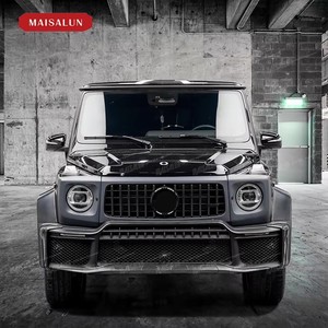 Kit de Carrocería para Automóvil Benz Clase G W465 G350 G500 <span class=keywords><strong>G550</strong></span>, <span class=keywords><strong>Precio</strong></span> al por Mayor, Actualización a Parachoques de PP, Kit de Carrocería Ancha Estilo W465 B - Product Image 4