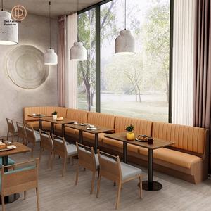 Juego de restaurante occidental de madera maciza personalizado, casa de té, postre, Hamburguesa de leche, tienda de fideos y olla caliente, combinación de silla y Mesa - Product Image 1