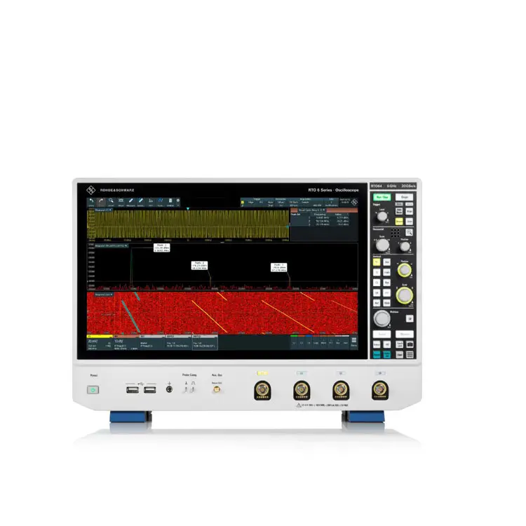 R & S RTO6 2 Gpts 4 ערוצים 20 Gsample/s RTO64 מעורב אות אוסצילוסקופ 6 GHz רוחב פס