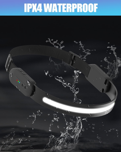 Linterna Frontal LED LX400, 3 Modos, Resistente al Agua IPX4, Funciones Mejoradas, Linterna Frontal LED para Correr, Ajustable 230 Grados, Amplio Rango de Visión - Product Image 3