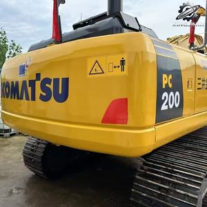 Excavatrice sur chenilles d'occasion Komatsu 200, marque japonaise d'origine, 20 tonnes, taille moyenne, excavatrice sur chenilles d'occasion - Product Image 6