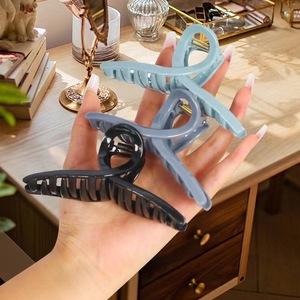 Macaron Colored Hair <b>Clips</b> 12 Cm Plastic Gripper For Women Casual Use - Product Image 3