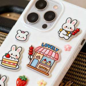 Leuke cartoon epoxy <span class=keywords><strong>stickers</strong></span> voor kinderen, 3D hars dome labels voor scrapbooks, dagboeken, DIY knutselsets en schoolspullen - Product Image 5