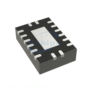 Composants électroniques Ligne de production Original 16 VFQFN Circuit intégré logique à contacts apparents MUX/DEMUX 2 X 16DHVQFN 74CBTLV3253BQ-Q10X - Product Image 1