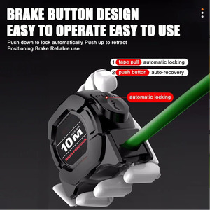 Plastic and TPR Steel Tape Measures High Accuracy Hand <b>Tools</b> with Custom Logo 3m 5m 7.5m 8m 10m <b>Measuring</b> Tape - Product Image 3