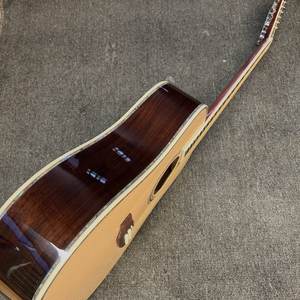 Custom Dreadnought D Body 12 <b>Strings</b> Solid Spruce <b>Top</b> Acoustic Guitar - Product Image 4