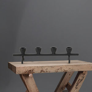 Candelabros de Cerámica Antiguos Vintage Hechos a Mano, Modernos, Pequeños y Grandes, Frascos/Candelabros para Decoración Navideña, Cumpleaños y Pascua - Product Image 1