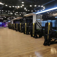 Nouvelle machine de poussée de hanche réglable en acier pour l'entraînement des fessiers, équipement de gym commercial avec fonction d'adduction/abduction des hanches