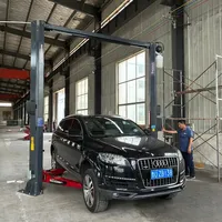 Toptan Ayarlanabilir Kollu Yüksek Güvenlikli Enerji Tasarruflu Aşırı Yük Korumalı Hidrolik İki Kolon Araç Lifti 4.5-5.5T Kapasiteli >72.8in Kaldırma Yüksekliği