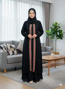 Vestido Abaya Árabe Tradicional para Mujer, Estilo Largo y Modesto, Vestidos Casuales de Noche, Ropa para el Hogar, Estilo Dubái - Product Image 4