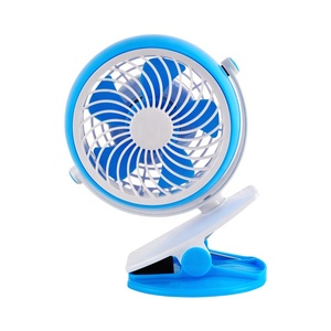 Portátil con clip-En <span class=keywords><strong>de</strong></span> mini 3 control <span class=keywords><strong>de</strong></span> velocidad oscilante ventilador con batería recargable - Product Image 2
