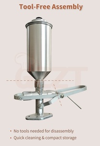 Máquina Comercial <span class=keywords><strong>de</strong></span> <span class=keywords><strong>Churros</strong></span> <span class=keywords><strong>de</strong></span> Leche y Crema <span class=keywords><strong>de</strong></span> 1.8L, Máquina Española para Rellenar <span class=keywords><strong>Churros</strong></span>, Fácil Operación, Máquina Manual para Rellenar <span class=keywords><strong>Churros</strong></span> y Donuts - Product Image 5