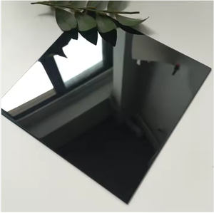 EX293 201 304 316 PVD Black Color Gold <b>Mirror</b>/Brush Surface Stainless Steel <b>Sheets</b>/plate Wall Decor - Product Image 2
