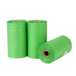 Sacs à déjections canines biodégradables, écologiques, durables, étanches et parfumés pour petits animaux et propriétaires - Product Image 2