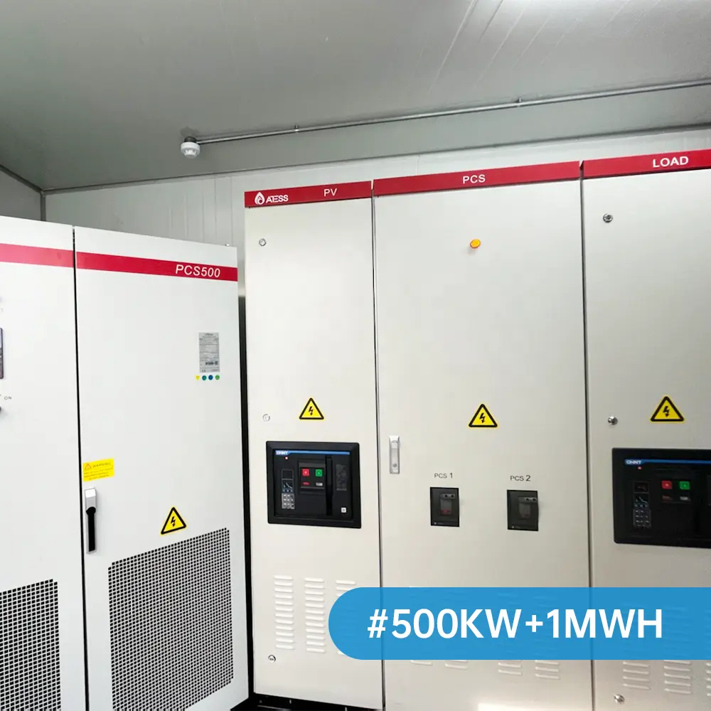 Coût de stockage de batterie de la plus haute puissance 1 MW Conteneur système solaire hybride Growatt 2Mw 3Mw 10Mw