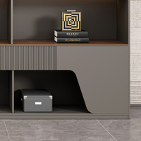 Grands meubles de rangement de bureau écologiques de luxe en bois, modernes et mobiles, grande capacité, fabriqués au Guangdong