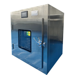 Caja de paso de lámpara de xenón de acero inoxidable 304 para ventana de transferencia de esterilización UV de sala limpia farmacéutica laboratorio - Product Image 1