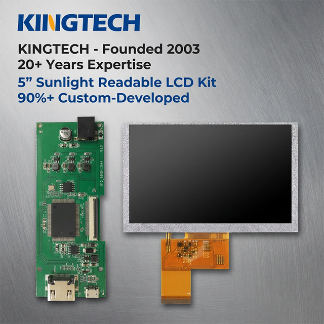 Kingtech OEM High Brightness 5 Inch 800X480 24bit RGB ILI6123H/ILI5480 E-ink Display LCD Modules