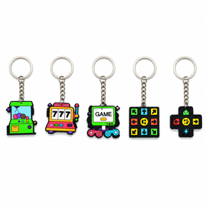 Porte-clés en silicone souple écologique, porte-clés en caoutchouc 3D, porte-clés en caoutchouc souple PVC avec logo personnalisé - Product Image 2
