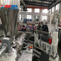 Línea de Producción de Láminas de Techo de Plástico Corrugado Hueco de PVC de Acemien Machinery, Máquina para Fabricar Láminas de Techo de Doble Pared de UPVC