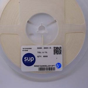 Bulk Discount RR2012 0805L2214FT 0805 2012 Resistors Chip Resistors SMD Resistors 2.21Mohm 1% 1/8W Thick Film Resistor - Product Image 1