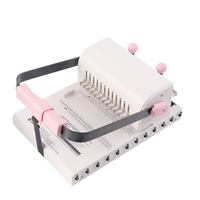 Machine à relier manuelle ZEQUAN EasyDIY pour enfants et bureaux, perforatrice à 12 trous avec lame de couteau, mini-machine à relier