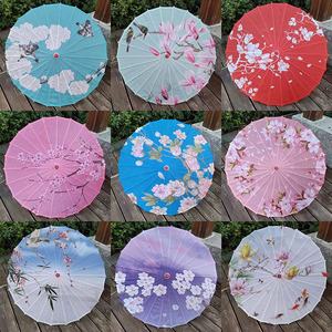 Parapluie de mariage Z28, papier à l'huile blanche, parapluie de danse en bambou, Art déco, Parasol artisanal, Parasol en tissu chinois - Product Image 5