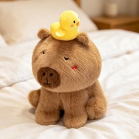 Peluche Capybara Série Fluffy, Jouet en Peluche Doux, Adorable Peluche Capybara, Décoration d'Intérieur, Cadeau Personnalisé pour Enfants et Famille