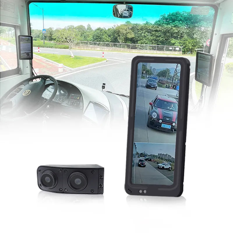 12.3inch ECE R46 Ip69ktruck Reverse Camera System Blind Spot Cover Side View Car Bus Mirror Universal Support DC12V-32V