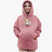 Nouveau sweat à capuche long en polaire style européen et américain 2025 – Tendance unisexe, coupe ample, décontracté et chaud pour l'hiver