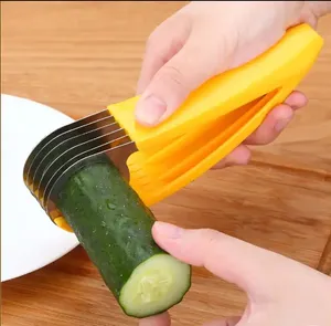 厨房配件水果蔬菜切割机不锈钢火腿黄瓜香肠香蕉切片机
