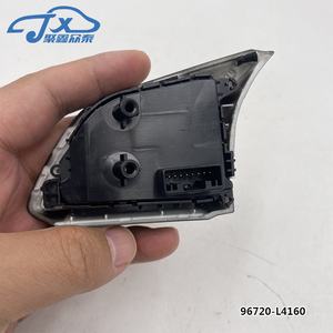 Régulateur <span class=keywords><strong>de</strong></span> bouton <span class=keywords><strong>de</strong></span> volume <span class=keywords><strong>de</strong></span> commutateur <span class=keywords><strong>de</strong></span> régulateur <span class=keywords><strong>de</strong></span> <span class=keywords><strong>vitesse</strong></span> <span class=keywords><strong>de</strong></span> volant droit pour Hyundai Sonata DN8 1.5 OEM 96720-L4160 - Product Image 2