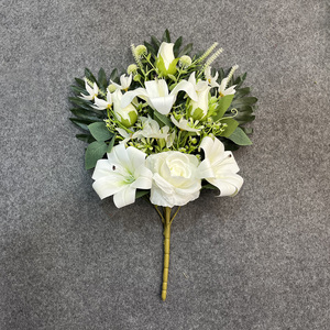 <span class=keywords><strong>Fleurs</strong></span> <span class=keywords><strong>artificielles</strong></span> pour <span class=keywords><strong>cimetière</strong></span> en 6 couleurs, décorations de tombes en plein air, roses, <span class=keywords><strong>fleurs</strong></span> commémoratives, décoration pour <span class=keywords><strong>cimetière</strong></span> et maison - Product Image 1