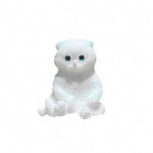 ของเล่นบีบรูปแมวน่ารัก ทำจากวัสดุ TPR ของเล่นเสริมพัฒนาการประสาทสัมผัส บรรเทาความเครียด ช่วยผ่อนคลายความวิตกกังวล ดีไซน์สำหรับนั่ง ของเล่นบีบสควิชชี่ - Product Image 6