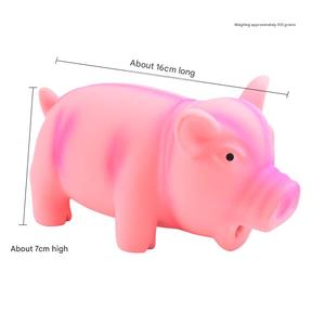Jouet à mâcher interactif pour chien en latex naturel écologique de luxe, avec couineur, pour la dentition, l'entraînement et le soulagement de l'ennui, pour usage intérieur - Product Image 2