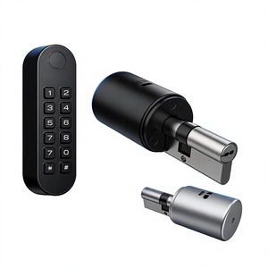 Easy Retrofit Electric <b>Lock</b> Cylinder Adapter Motor Drive Smart <b>Lock</b> Converter <b>Keep</b> Original Mechanical <b>Lock</b> Core For Home Door - Product Image 1