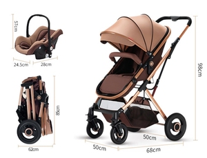 Carrito <span class=keywords><strong>de</strong></span> Bebé Multifuncional JXB Direct Selling High Landscape con Reposabrazos Desmontable - Product Image 4