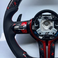 Volant en fibre de carbone forgé pour BMW F10 F30 F20 F80 F82 E60 E90 E92 F01 F11 F22 F35 X5 E70 E93 F15 X6 E71 F16 M5 M3