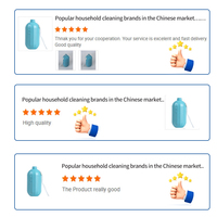 DAAN Nettoyant pour réservoir de toilettes en bouteille standard de 250 g pour réservoirs à chasse d'eau standard