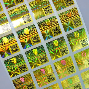 Etiquetas Holográficas PET Anti-falsificación Personalizadas con Láser 3D, Etiquetas <span class=keywords><strong>de</strong></span> Seguridad con Efecto Void para Teléfonos Móviles - Product Image 5