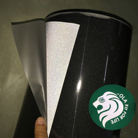 Vinilo reflectante de transferencia térmica plateado de alta visibilidad EN20471, rollo de 50 cm x 25 m para corte con plotter, rollo de HTV reflectante para camisetas