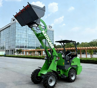KATOCASE Diesel Mini-Radlader 0,45m Schaufelkapazität 1000kg Getriebemotorpumpe Lager Hocheffiziente Technik