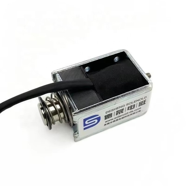 DS-1037 24v DC Solenoid Permanent Magnet Lock Single Holding Latch Keep Solenoid for Embroidery Machine