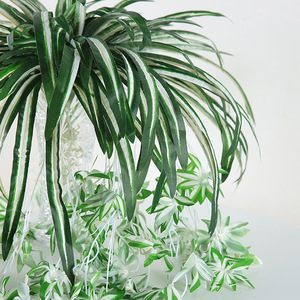 Plante artificielle Miaomiao, plante araignée en soie, verdure suspendue, décoration intérieure, un seul tige, VVD23 - Product Image 3