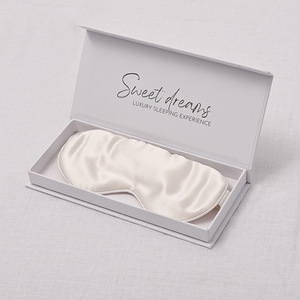 Artículos de Regalo en Oferta, <span class=keywords><strong>Antifaz</strong></span> de Seda para <span class=keywords><strong>Dormir</strong></span>, Estilo Caja de Regalo <span class=keywords><strong>con</strong></span> Bonito Estampado, para el Cabello y Juego de Antifaces de Satén - Product Image 2